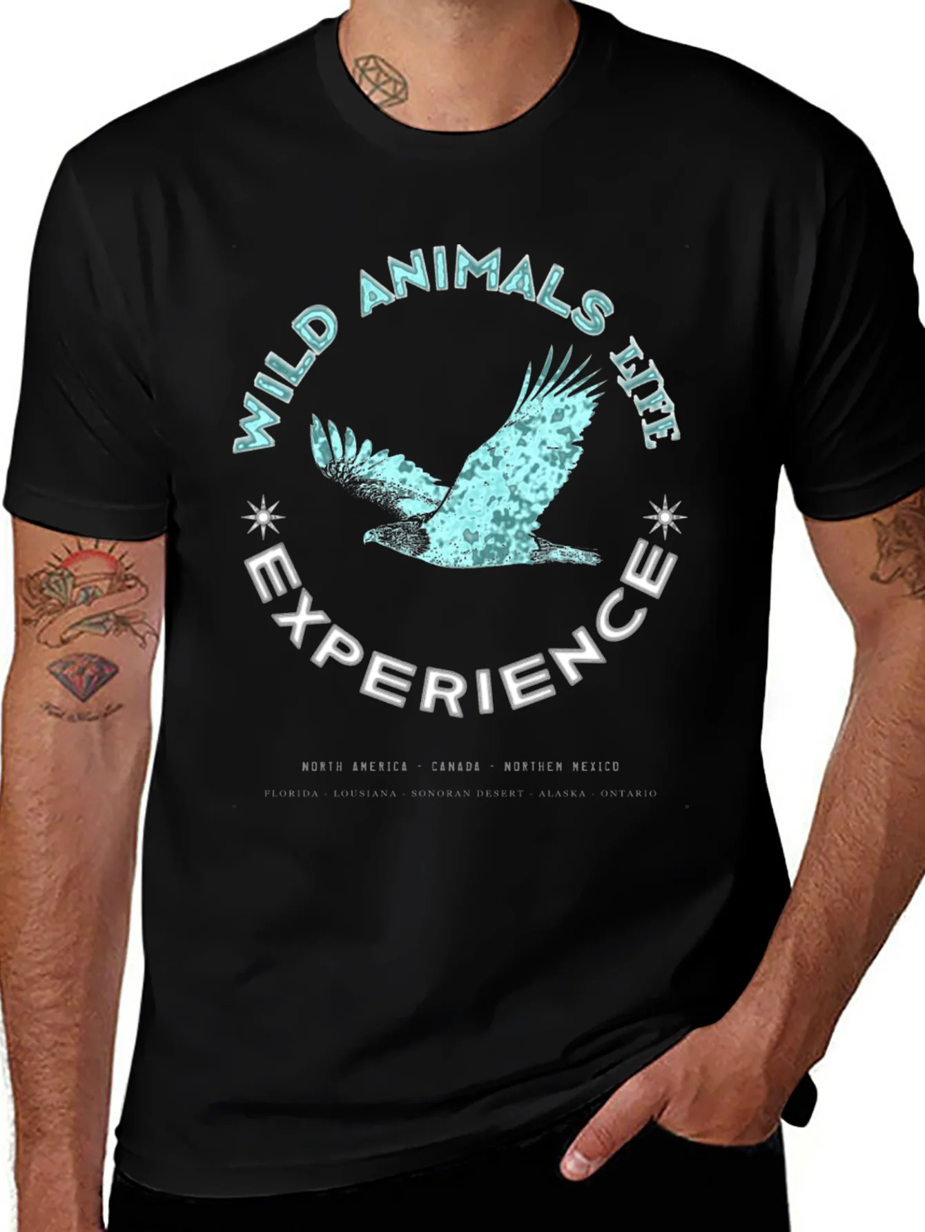 Wild Animals Life Experience Graphic Tee