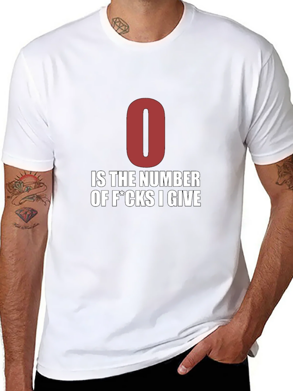 Zero F*cks Given Graphic Tee