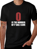 Zero F*cks Given Graphic Tee